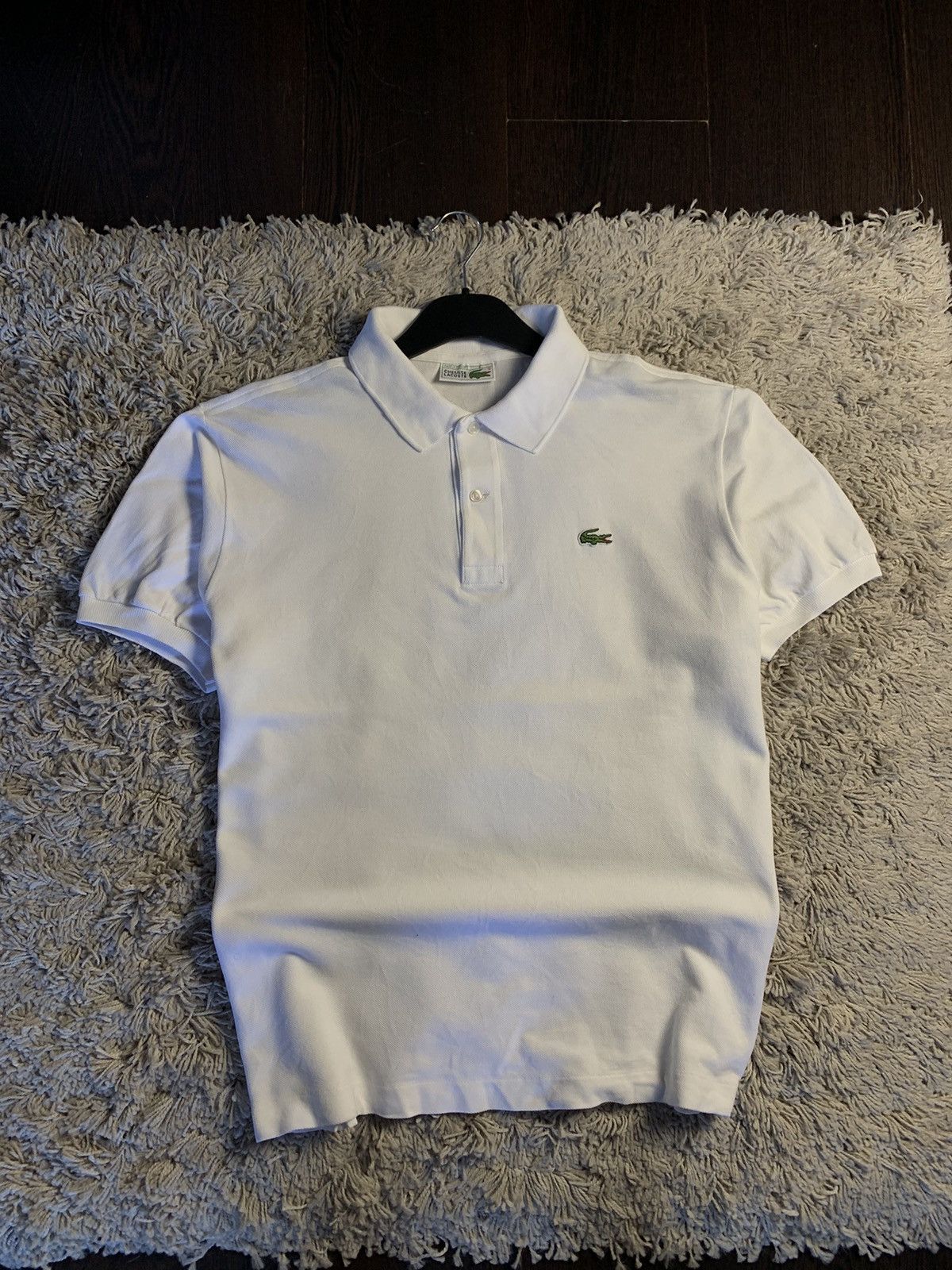 Lacoste × Vintage Vintage Lacoste Chemise France White polo Size US XL / EU 56 / 4 - 1 Thumbnail