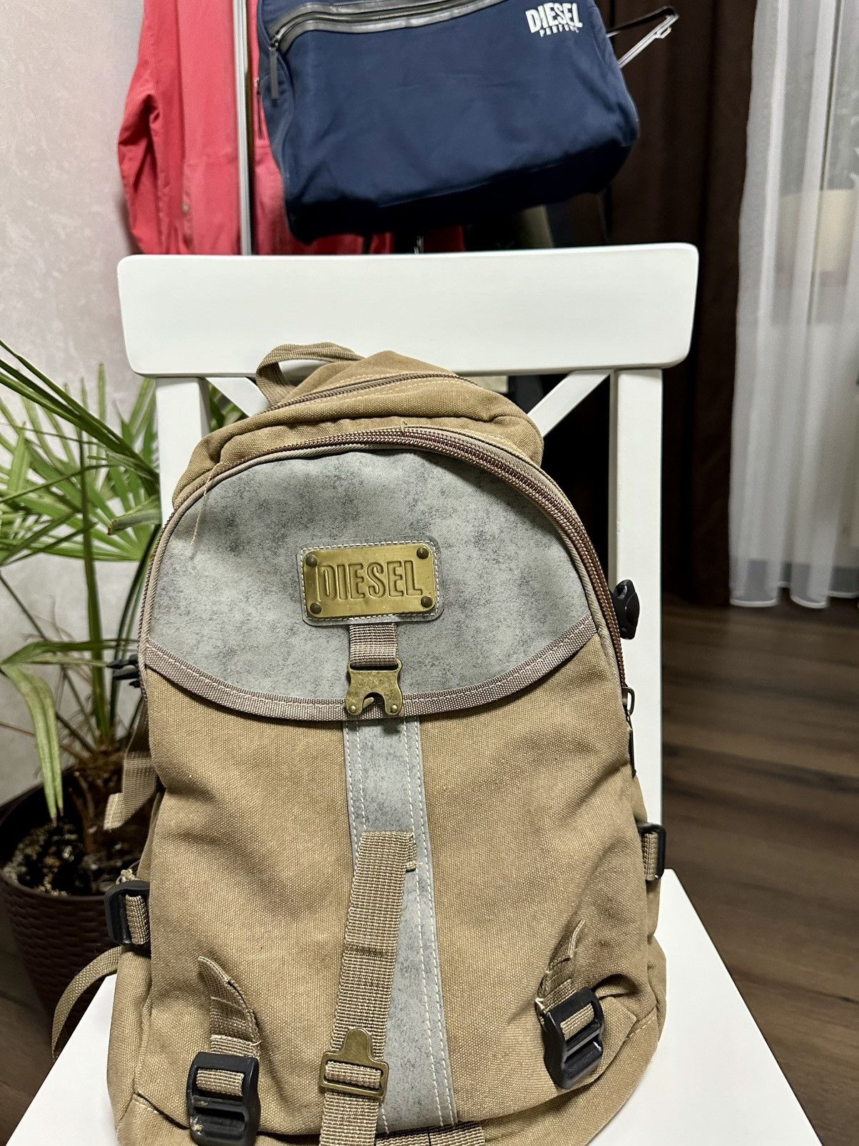 Diesel Vintage Diesel Bag Metal Logo Military Fit Size ONE SIZE - 5 Thumbnail