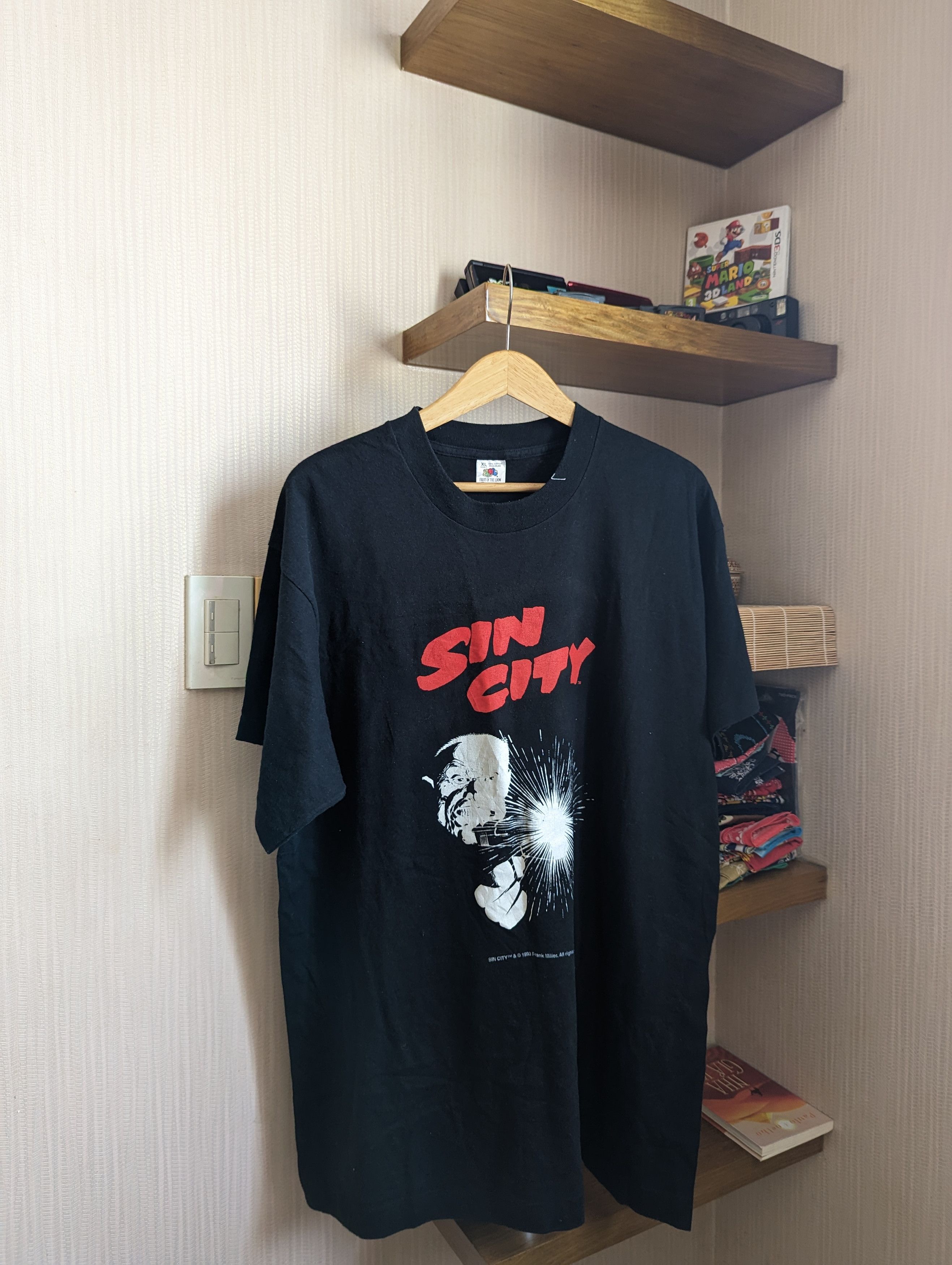 image of Vintage 1993 Sin City Made In Usa in Black, Men's (Size XL)