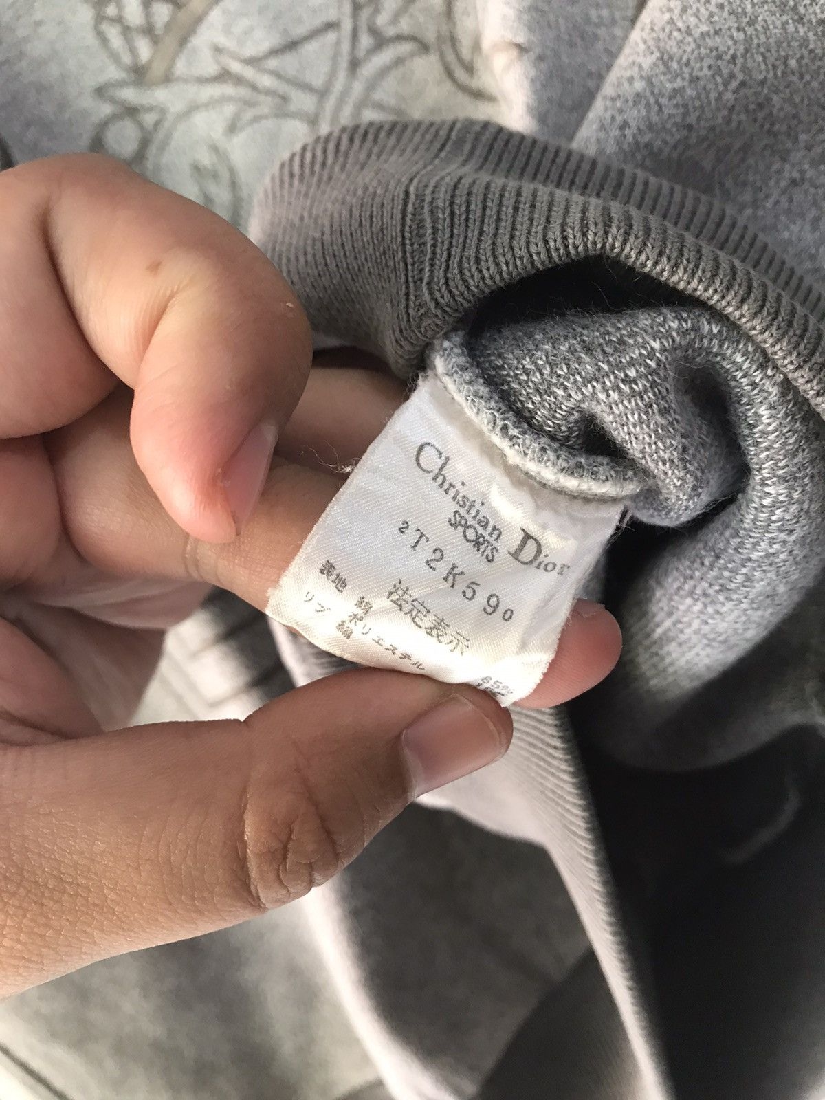 Christian Dior Monsieur × Designer × Vintage Vintage Christian Dior Sweatshirt Size US L / EU 52-54 / 3 - 5 Thumbnail