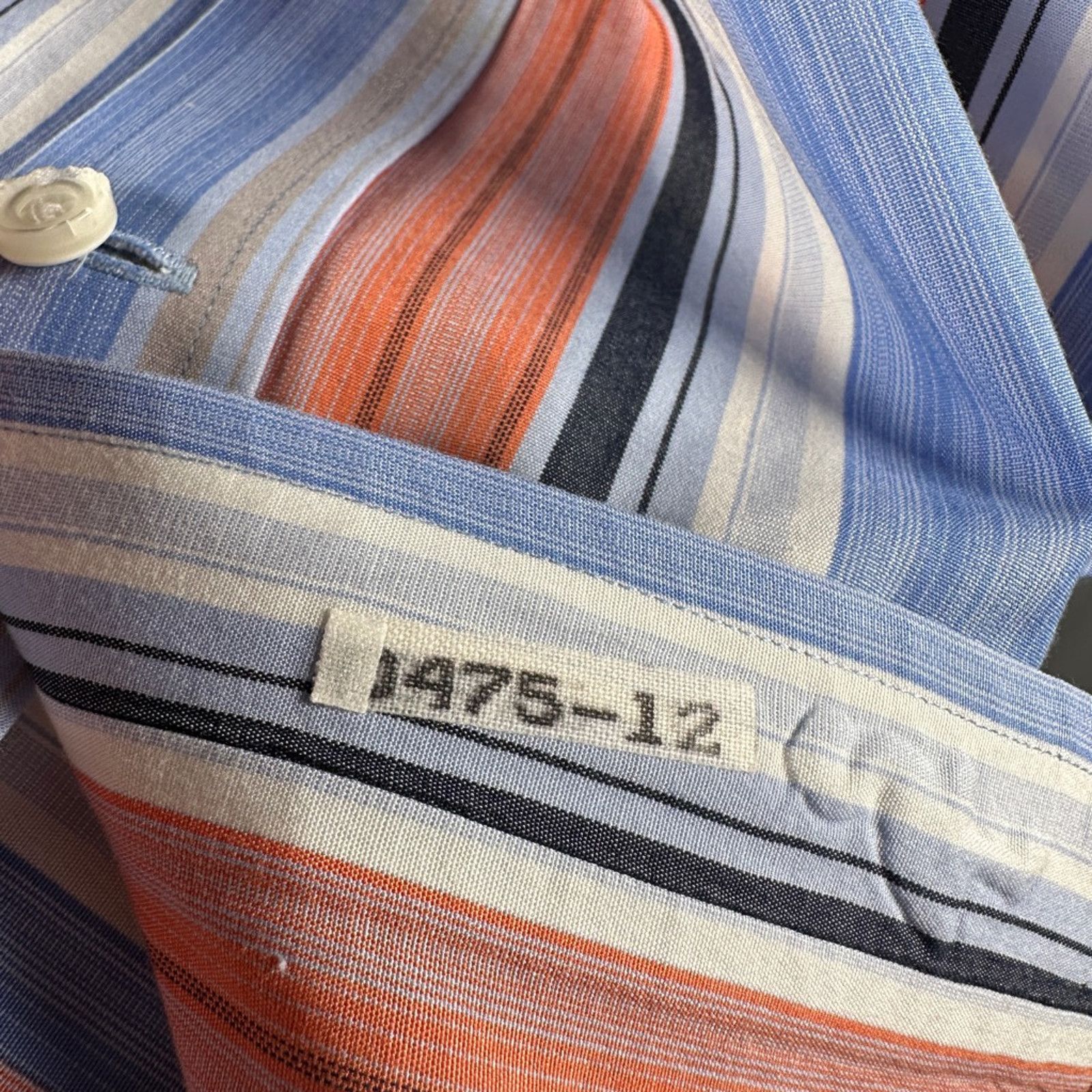 Tailorbyrd Tailorbyrd Button Up Shirt Blue Striped Long Sleeve Cotton L Size US L / EU 52-54 / 3 - 10 Thumbnail