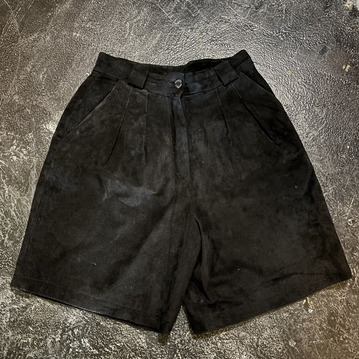 Other FOXRUN Vintage 90s Retro Pleated Suede Shorts Size US 30 / EU 46 - 1 Thumbnail