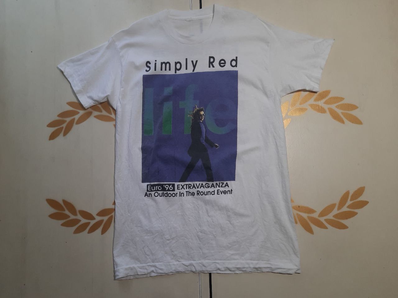 Band Tees × Vintage Simply Red Euro'96 Extravaganza T-Shirt 1996 Size US M / EU 48-50 / 2 - 4 Thumbnail