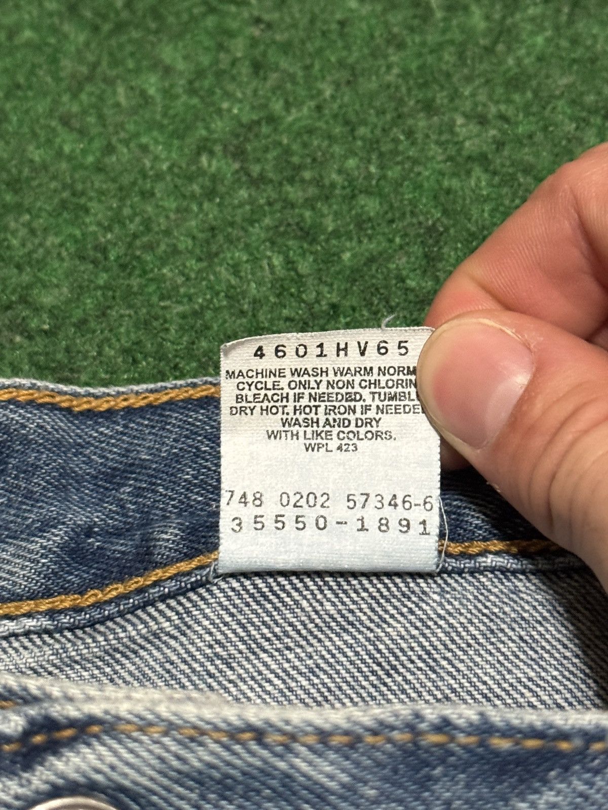 Levi's Vintage Clothing Levis 550 Relaxed Baggy Jorts 38 Light Y2K 11” Denim Shorts Size US 38 / EU 54 - 5 Thumbnail