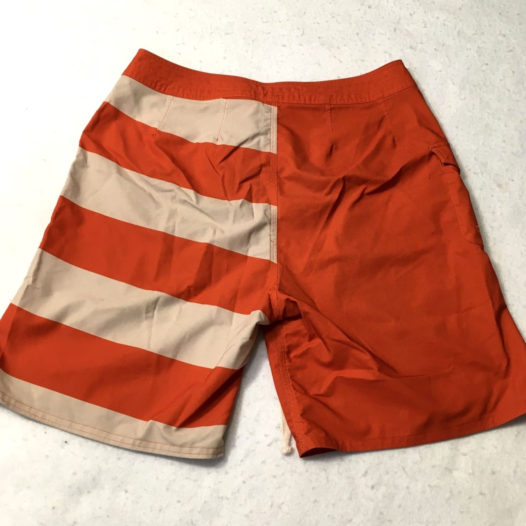 Swims Toes on the Nose Swim Shorts Orange Hawaiian Size 32 Nylon Mens Size US 32 / EU 48 - 8 Thumbnail