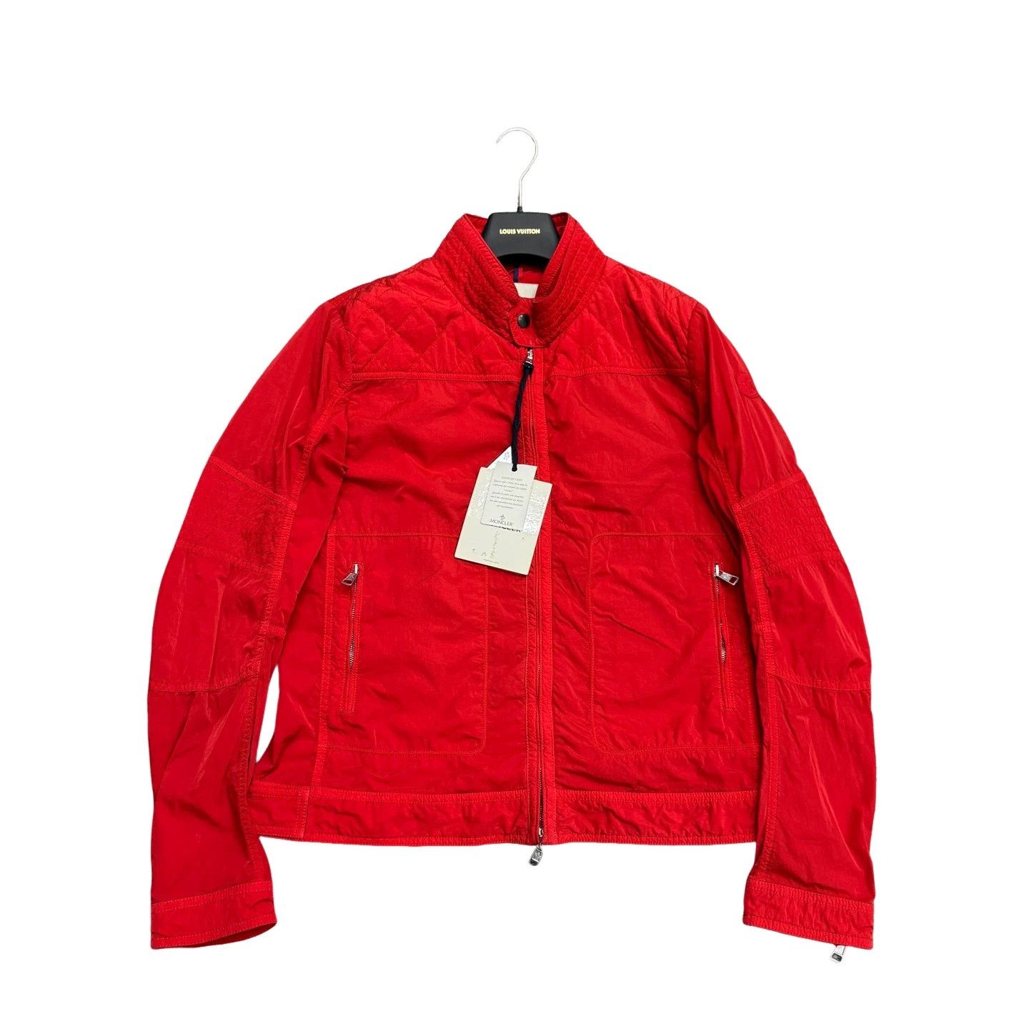 Moncler Moncler Red Flacher Giubbotto Jacket Size 3 Size US L / EU 52-54 / 3 - 1 Thumbnail