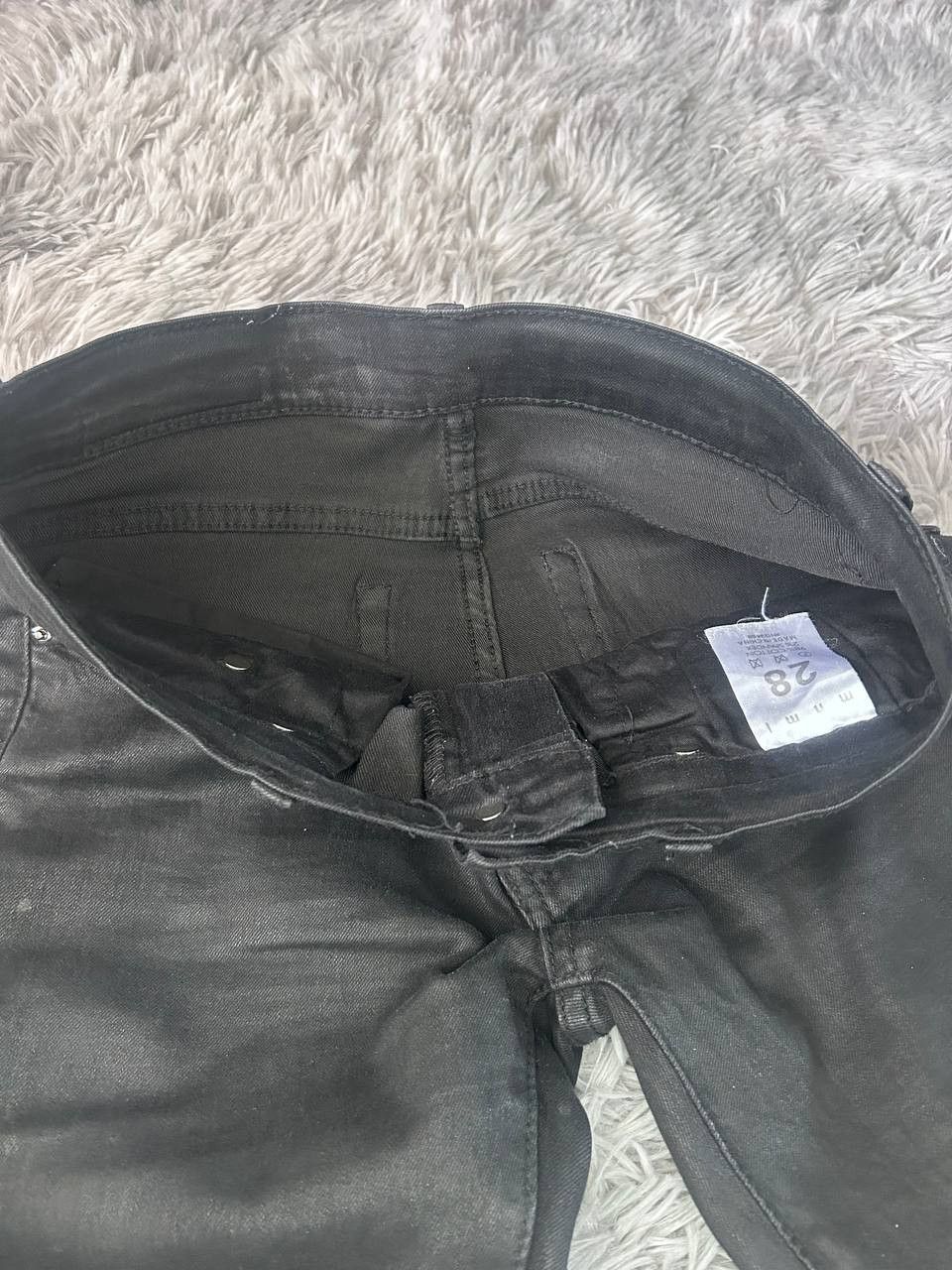 MNML MNML LA Skinny Jeans Waxed Black - Size 28 Size US 28 / EU 44 - 5 Thumbnail