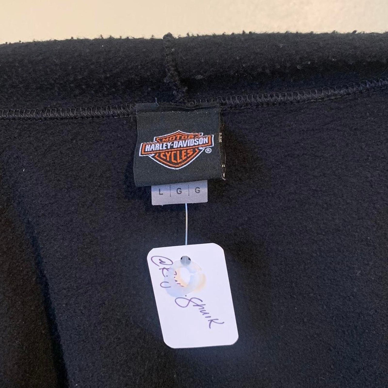 Harley Davidson Vintage Harley Davidson Skull & Eagle Hoodie Size US L / EU 52-54 / 3 - 6 Thumbnail