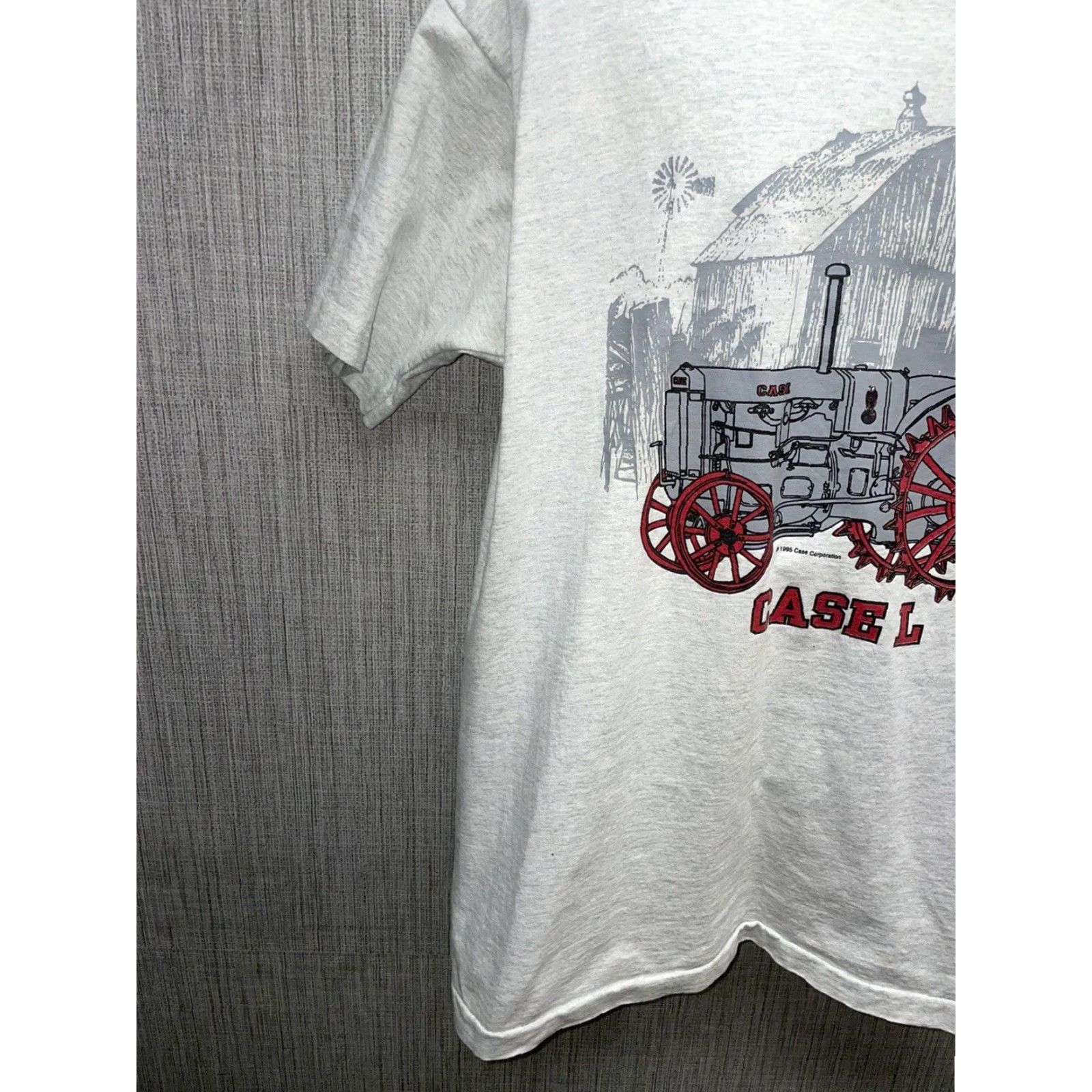 Fruit Of The Loom VINTAGE Fruit of the Loom T-Shirt Men XL Cotton Stitch Tractor Graphic USA Gray Size US XL / EU 56 / 4 - 5 Thumbnail