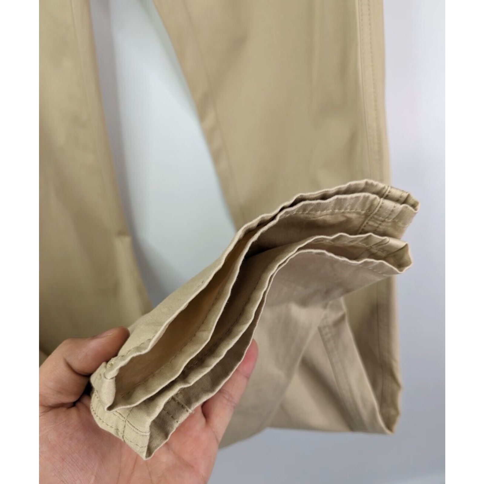 Valentino VALENTINO Beige Cotton Blend Women’s Chinos Pant Size 6 Made in Italy Size 28" / US 6 / IT 42 - 4 Thumbnail