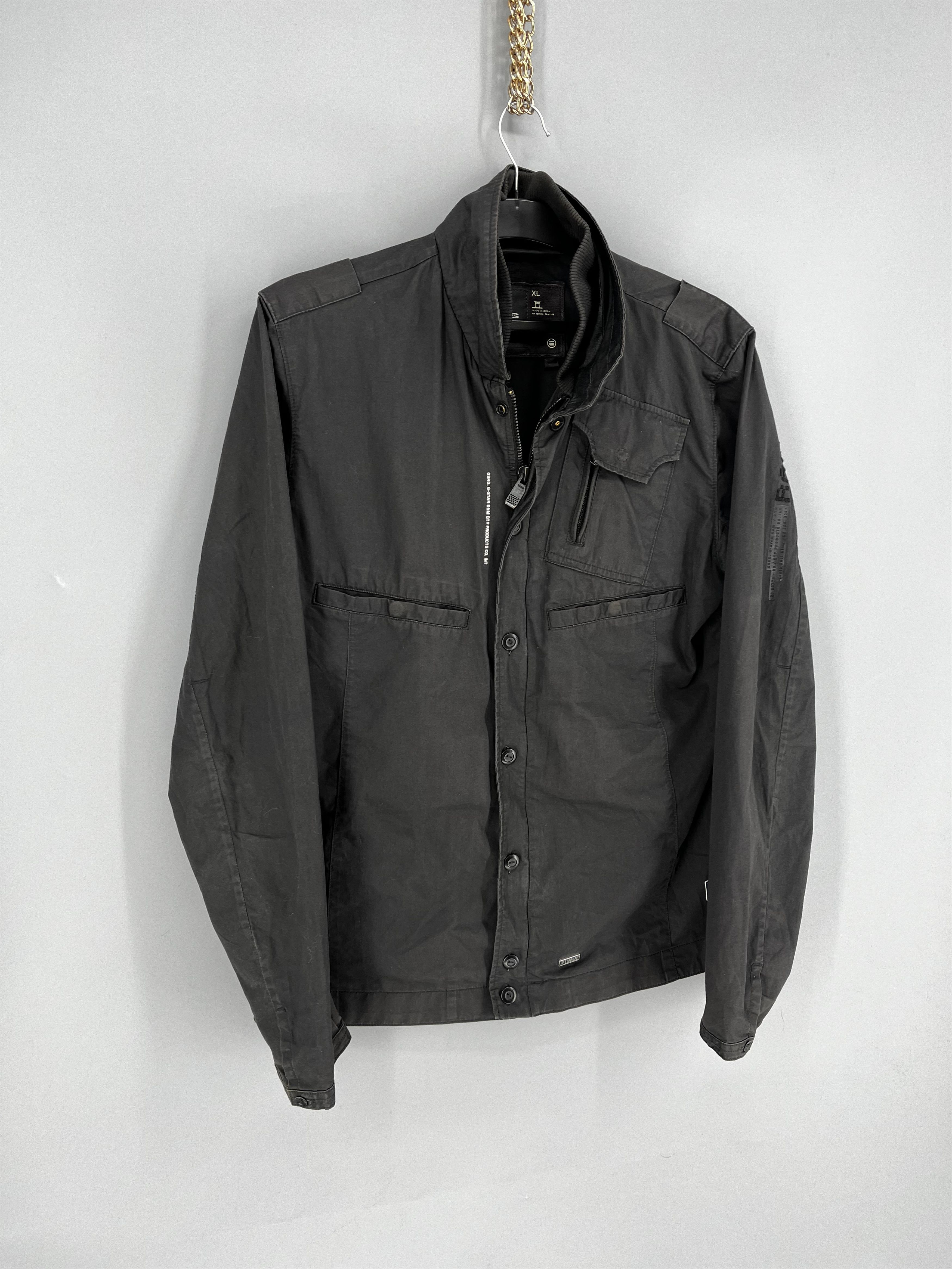 G-Star Vintage G-Star Raw Y2K cargo military zip jacket size L XL Size US XL / EU 56 / 4 - 2 Thumbnail