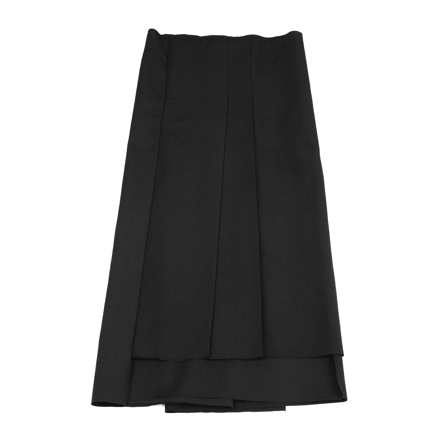 Comme des Garcons COMME des GARCONS - Pleated Bonded Wrap Skirts Apron Size 42" / US 20 - 2 Thumbnail