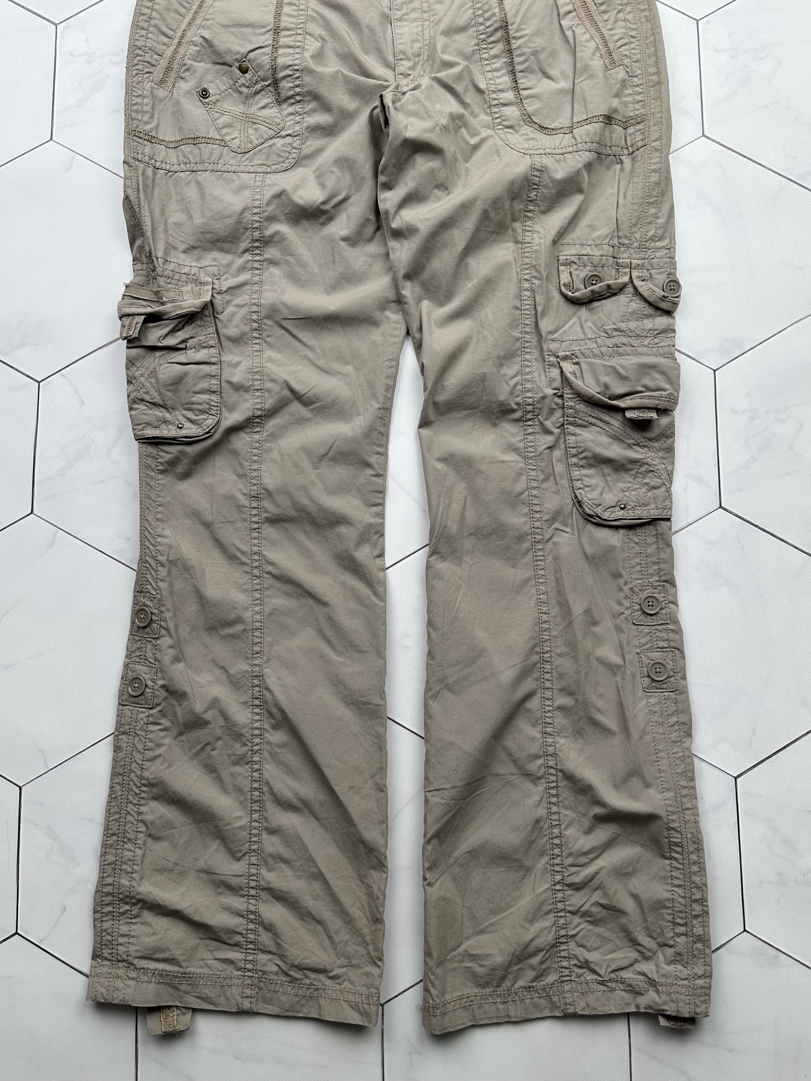 Vintage Vintage Cargo Flare Pants (B437)E2 Size US 30 / EU 46 - 3 Thumbnail
