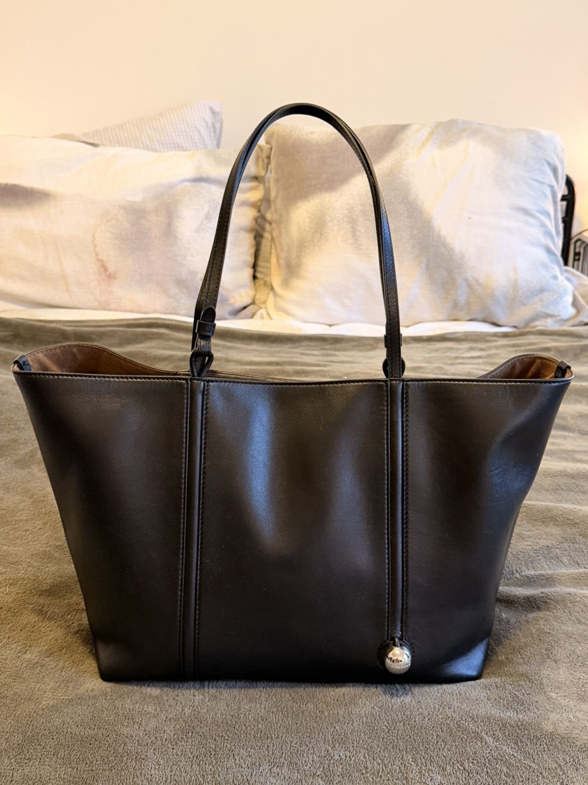 Jacquemus Jacquemus The Marino Leather Tote Size ONE SIZE - 1 Thumbnail