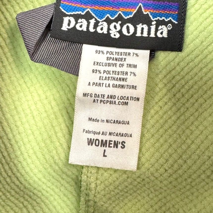 Patagonia Patagonia Adze Jacket Womens Large Green Soft Shell Polartec Windbloc Jacket Womens Large Green Windbloc 1990s Concert/Workwear Inspired Size S / US 4 / IT 40 - 6 Thumbnail