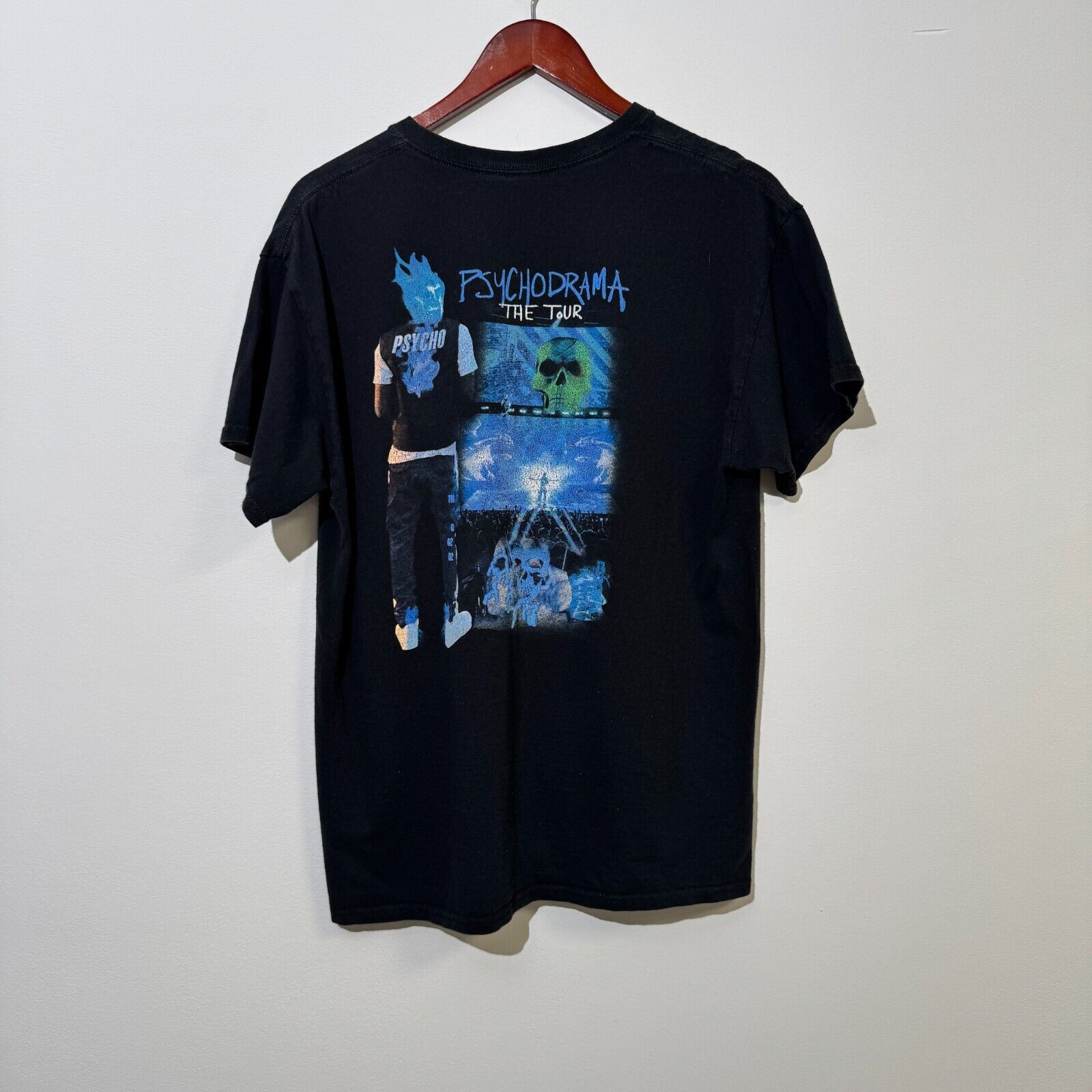 Vintage Vintage Unisex Black Cotton T-Shirt Size L Regular Fit 90s Size US L / EU 52-54 / 3 - 6 Thumbnail