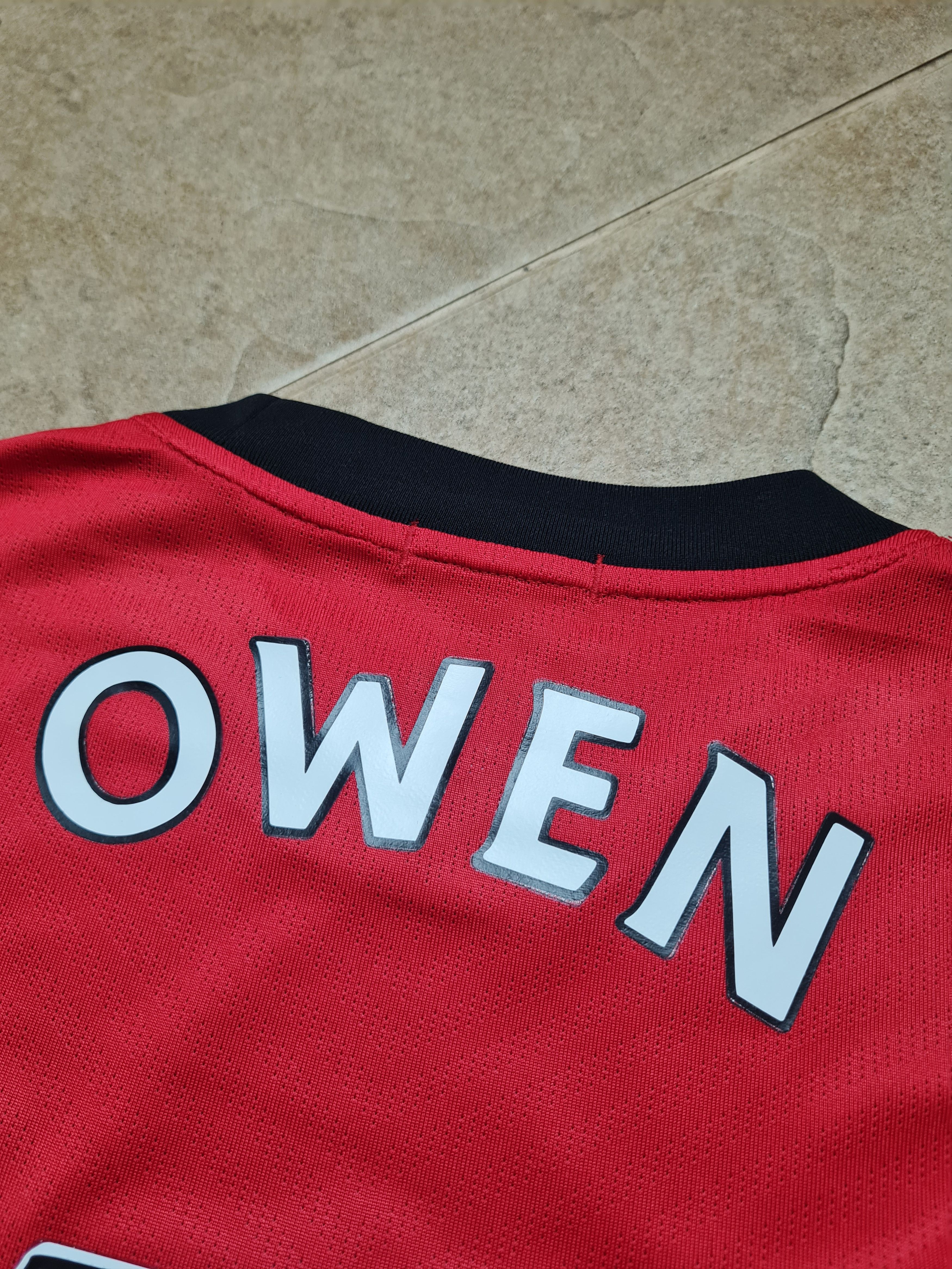 Nike MANCHESTER UNITED 2009/2010 NIKE HOME FOOTBALL SHIRT #7 OWEN Size US M / EU 48-50 / 2 - 13 Thumbnail