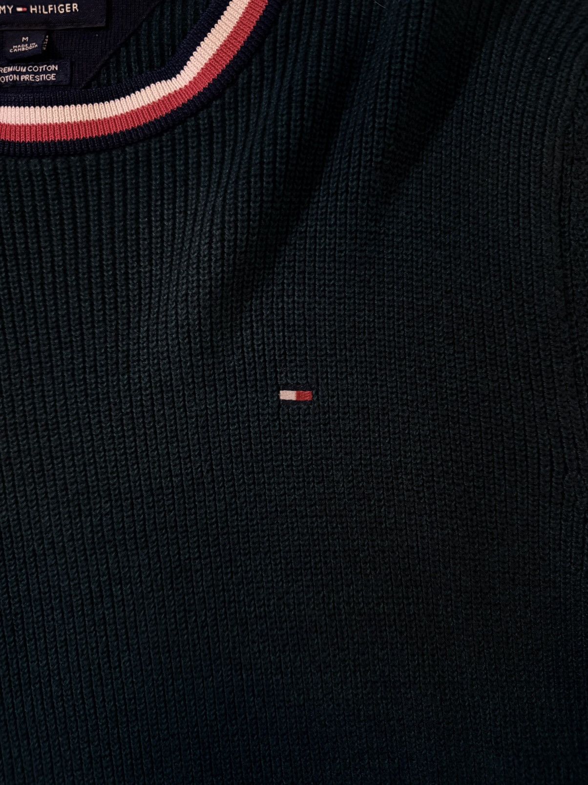 Tommy Hilfiger Tommy Hilfiger Cotton Knitwear Sweater Size US M / EU 48-50 / 2 - 2 Thumbnail