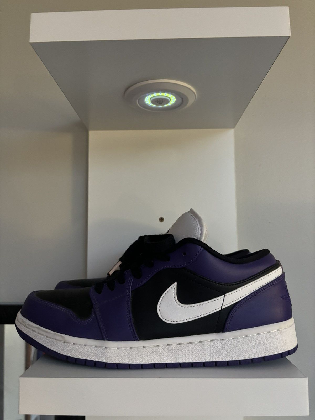 Jordan 1 Low Court Purple Black