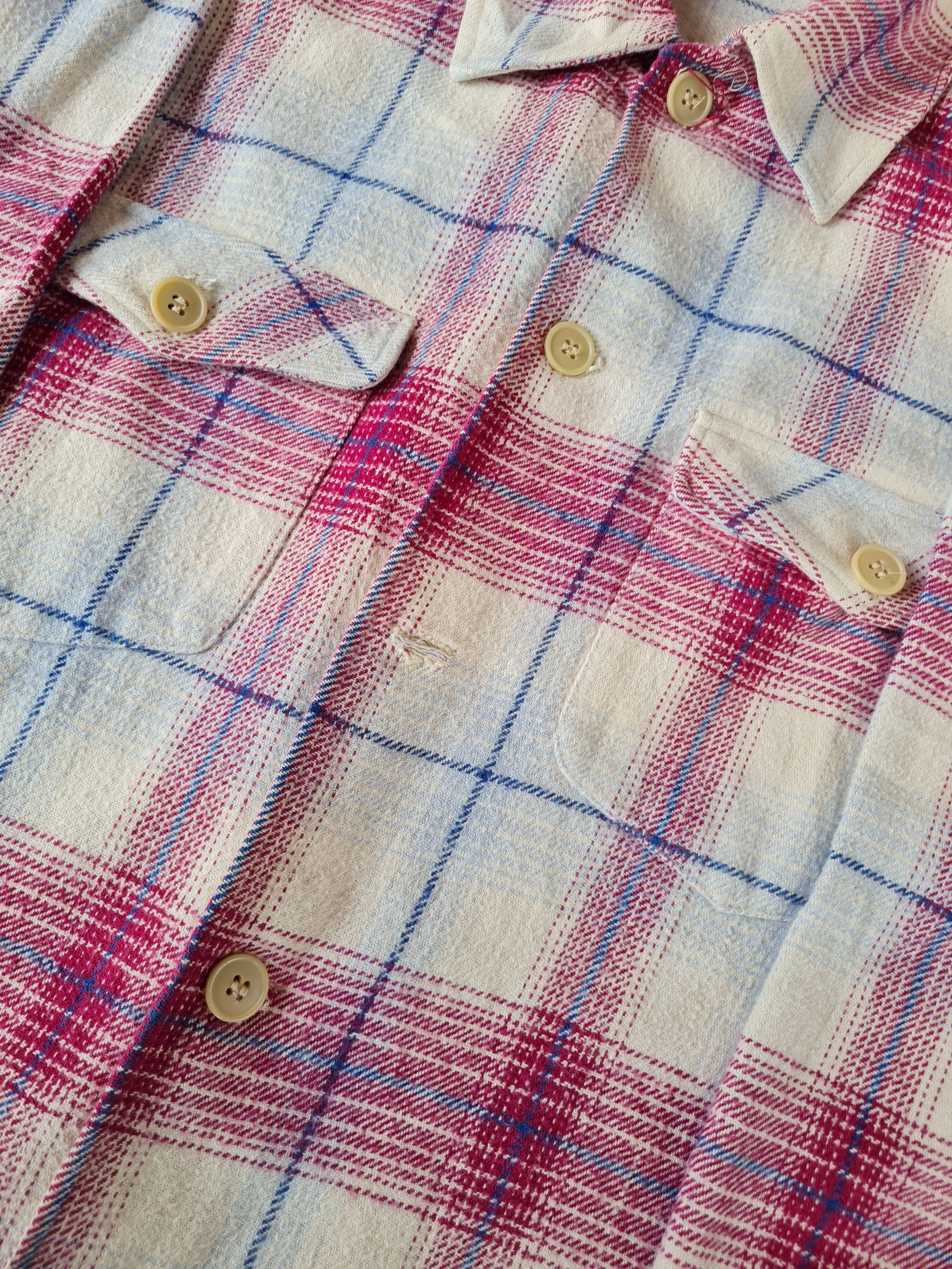 Flannel × Vintage Vtg Dodgest Flannel Jacket Size US M / EU 48-50 / 2 - 6 Thumbnail