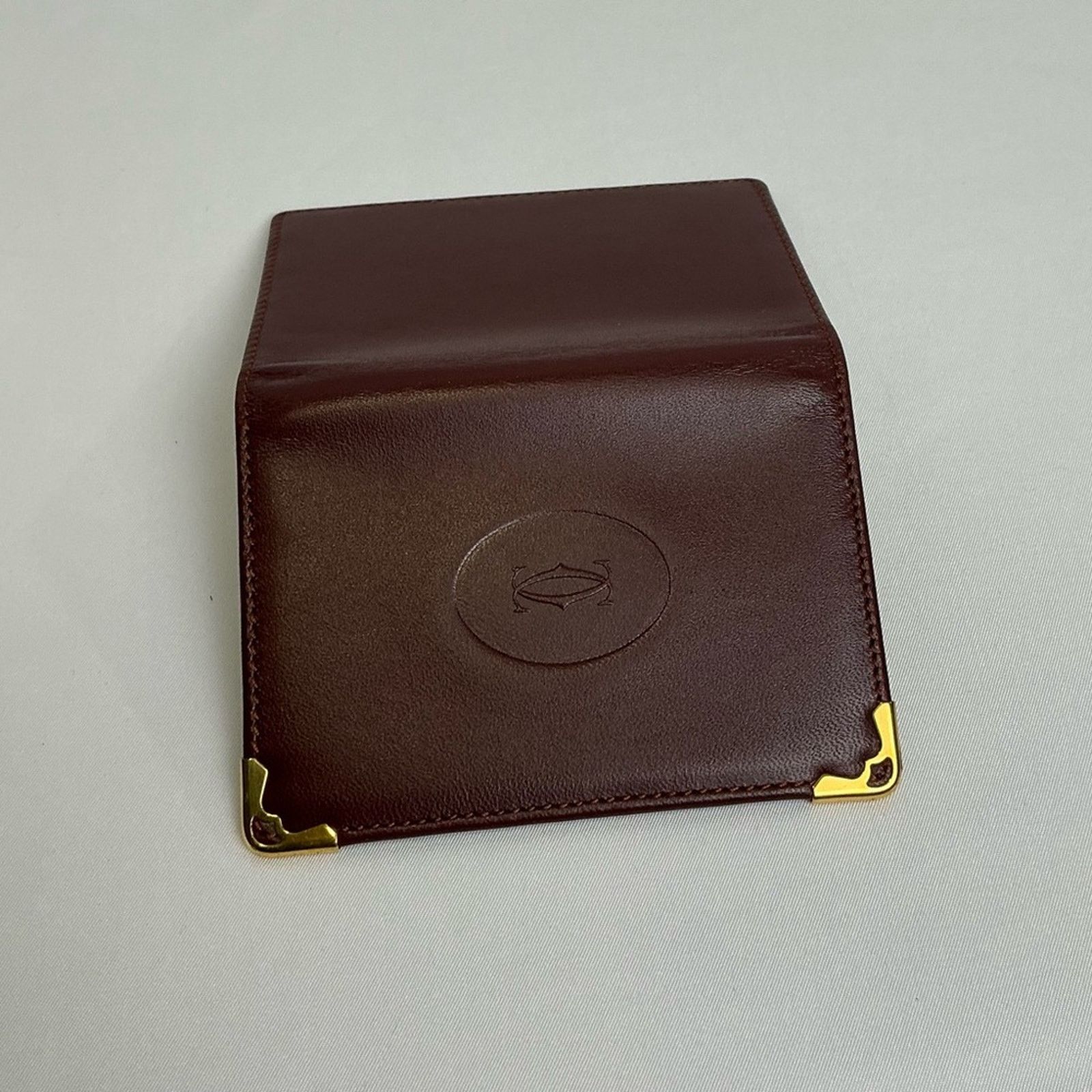 Cartier Cartier Red Leather note pad box cover paper Card Case Size ONE SIZE - 2 Thumbnail