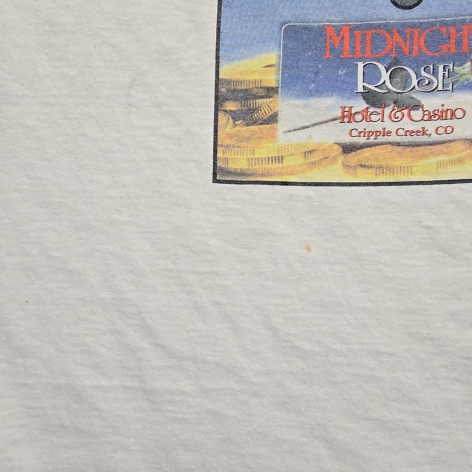 Gildan Midnight Rose Casino Colorado Shirt Cream M Jackpot Winner Size US M / EU 48-50 / 2 - 4 Thumbnail