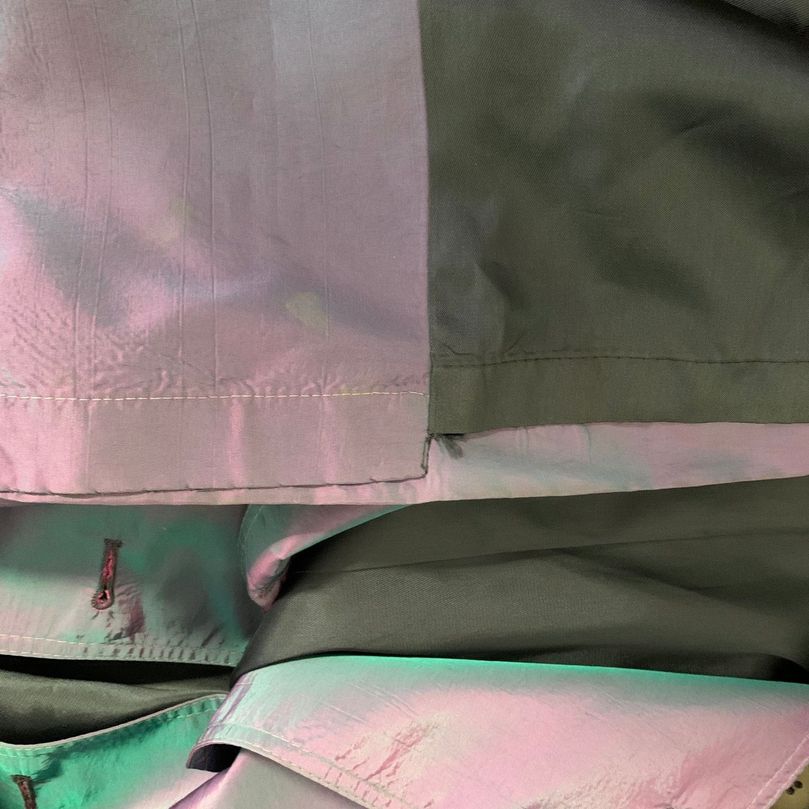 Dior CHRISTIAN DIOR Size 6 Purple Teal Iridescent Trench Coat Size M / US 6-8 / IT 42-44 - 16 Thumbnail