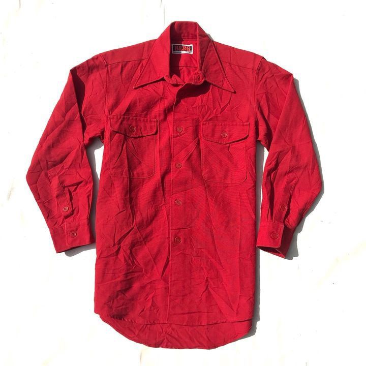 Berg & Berg × Vintage 60s Berg Shirt Archive Dagger Collar on mountaineering wear Size US L / EU 52-54 / 3 - 4 Thumbnail