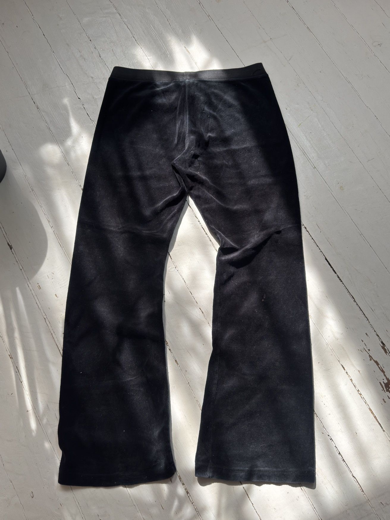Juicy Couture VINTAGE VELOUR JUICY COUTURE 2000s PANTS Size 32" / US 10 / IT 46 - 7 Thumbnail