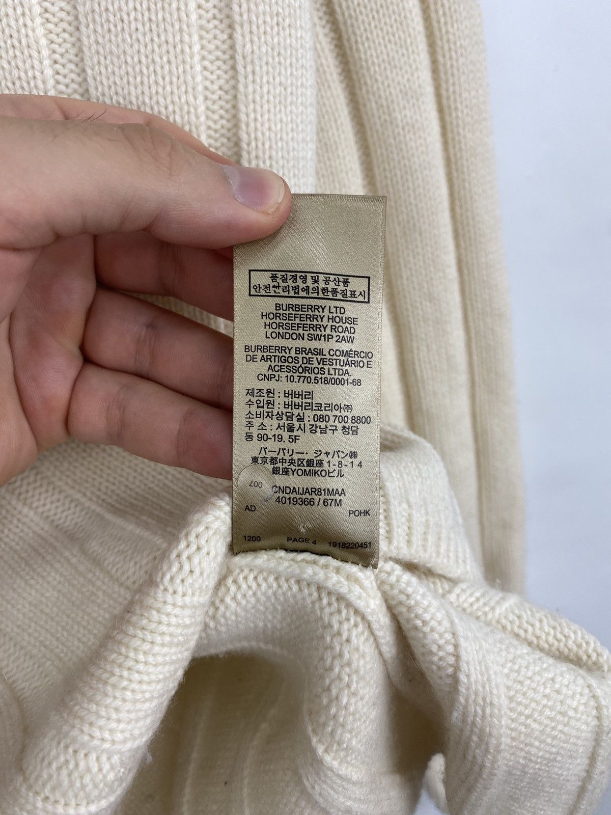 Burberry Burberry London England Cashmere Sweaters Y2K Rare Retro Size S / US 4 / IT 40 - 8 Thumbnail