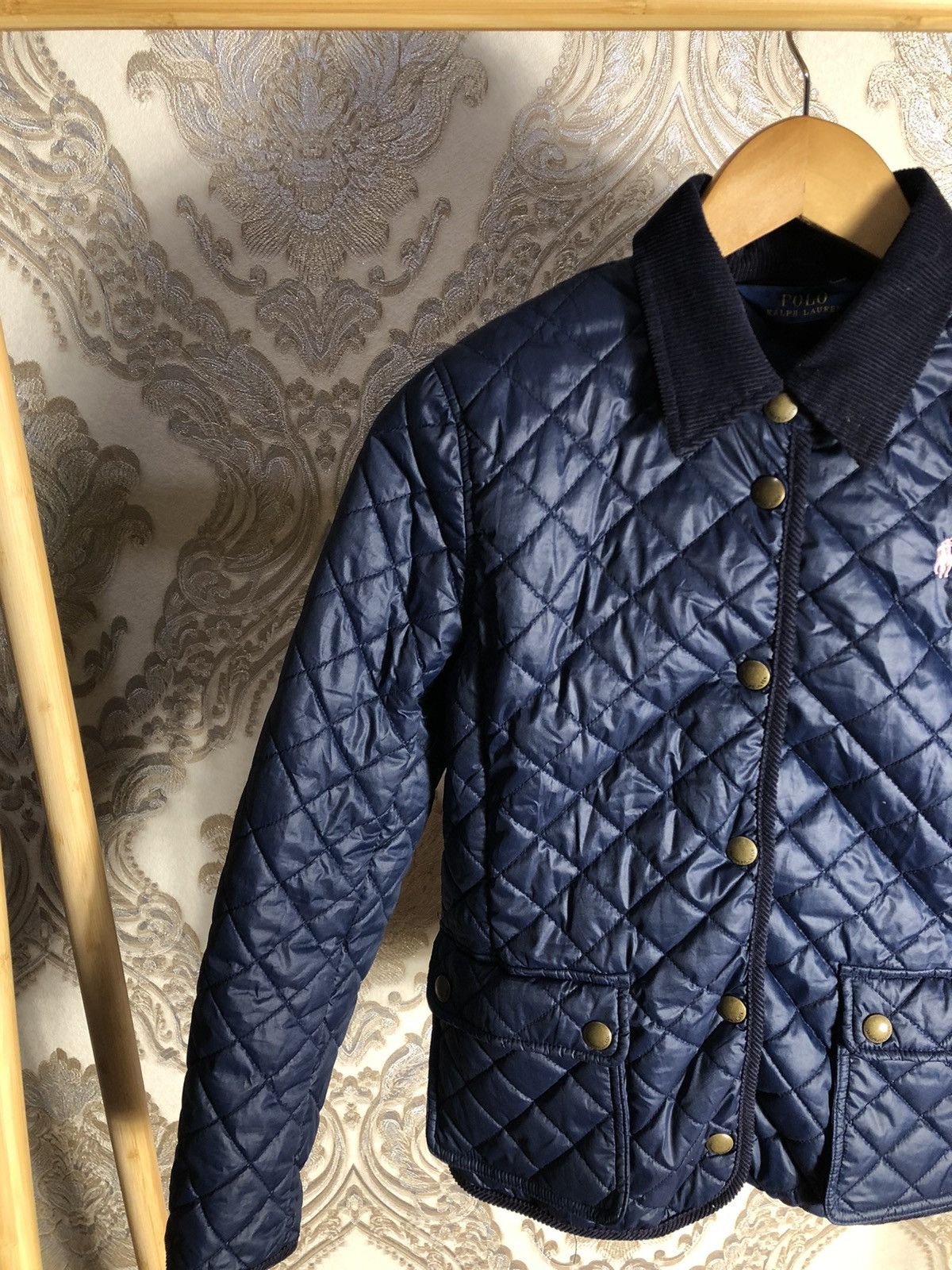 Polo Ralph Lauren × Vintage VERY RARE POLO RALPH LAUREN QUIT LIGHT JACKET ENGLAND STYLE Size S / US 4 / IT 40 - 3 Thumbnail