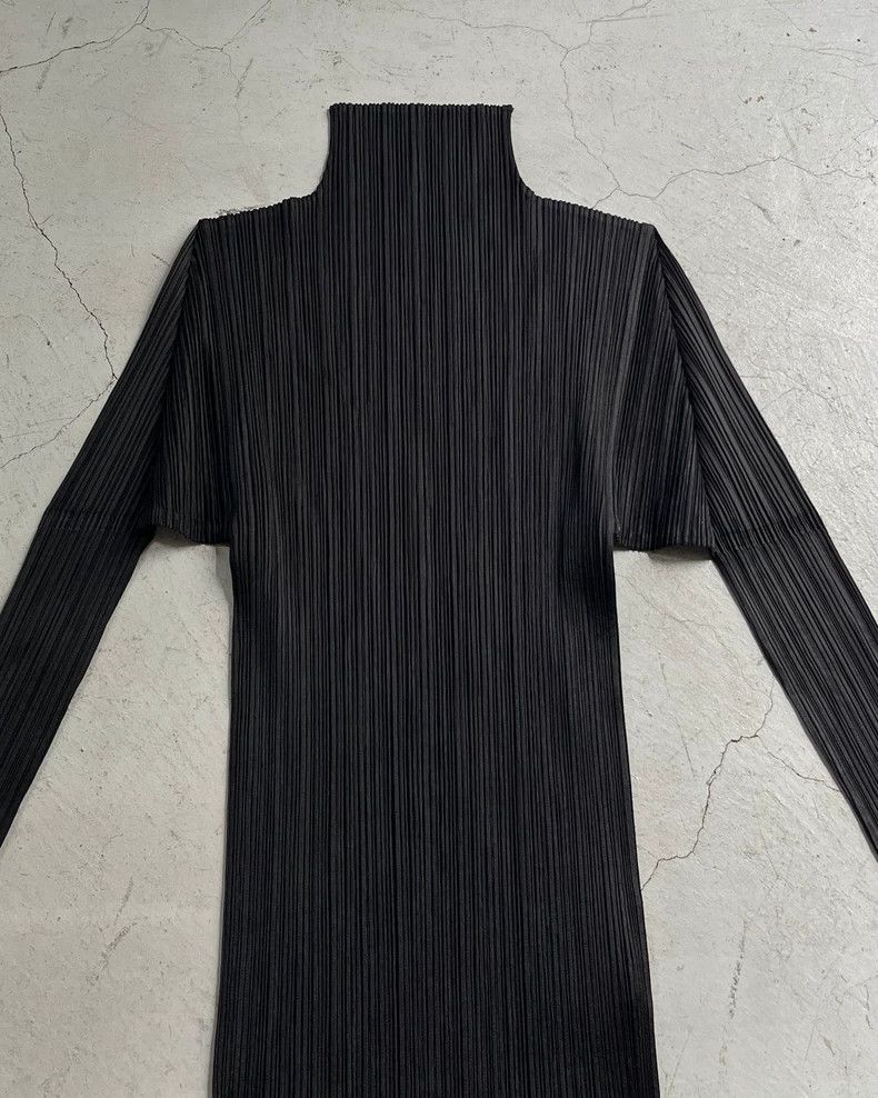 Issey Miyake issey miyake size:3 Pleated turtleneck top Size XXS / US 00 / IT 34 - 4 Thumbnail
