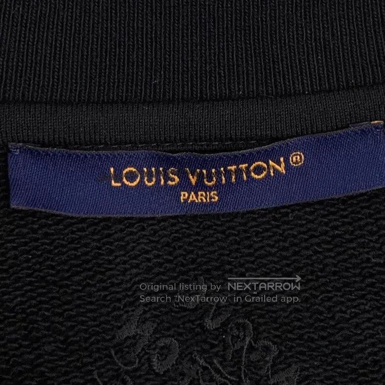 Louis Vuitton Louis Vuitton 24 black logo beaded cotton crew neck long s Size US S / EU 44-46 / 1 - 7 Thumbnail