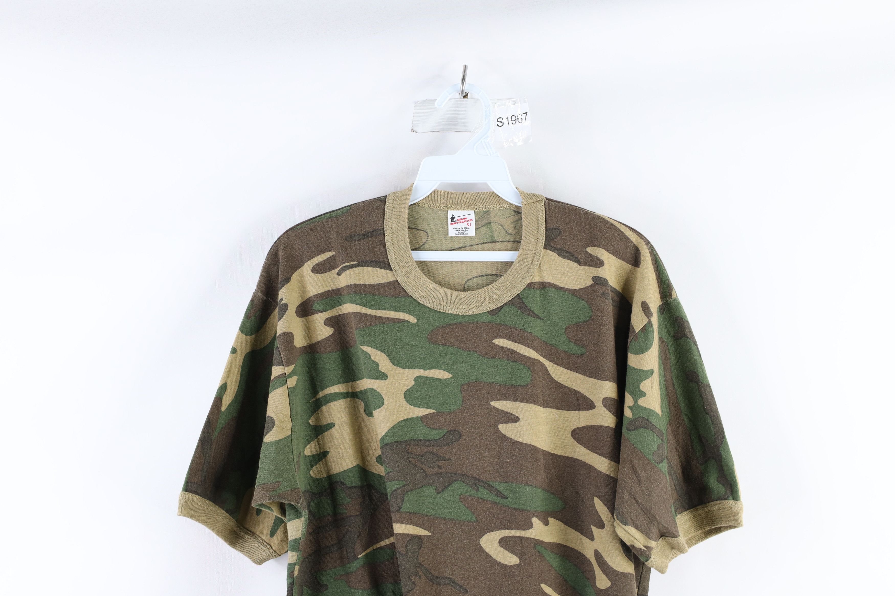 Vintage Vintage 90s Streetwear Short Sleeve Ringer T-Shirt USA Size US XL / EU 56 / 4 - 2 Thumbnail