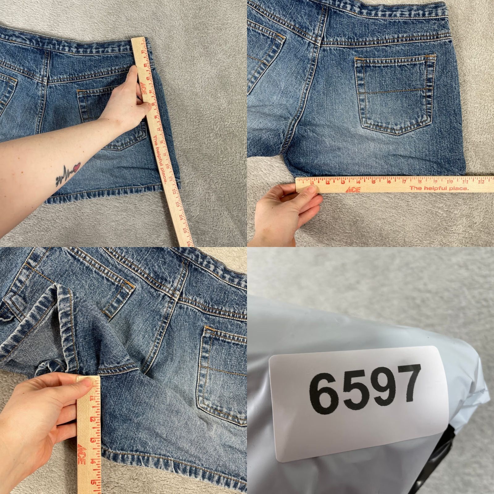 Vintage VINTAGE Canyon River Blues Shorts Womens 9 Blue Denim Carpenter Utility Y2K Size 30" / US 8 / IT 44 - 8 Thumbnail