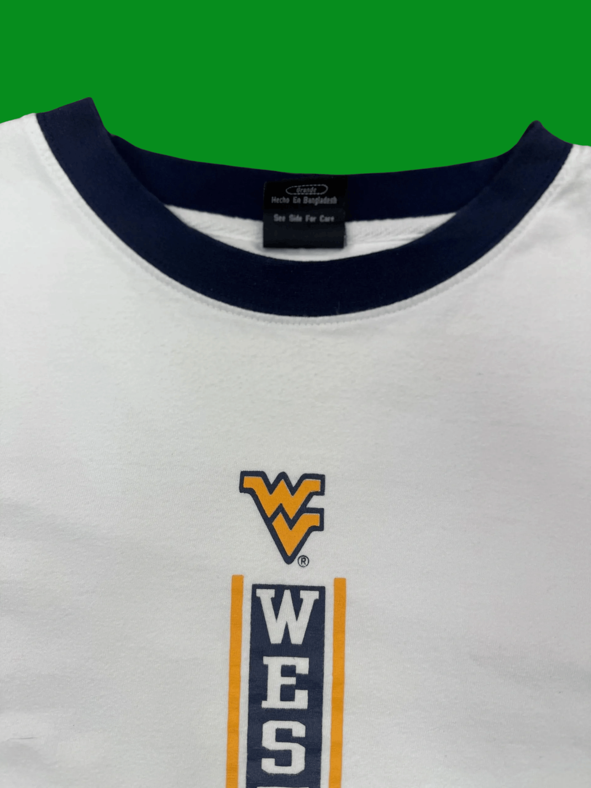 Starter VTG West Virginia Mountaineers Starter Logo T-Shirt Size US L / EU 52-54 / 3 - 3 Thumbnail