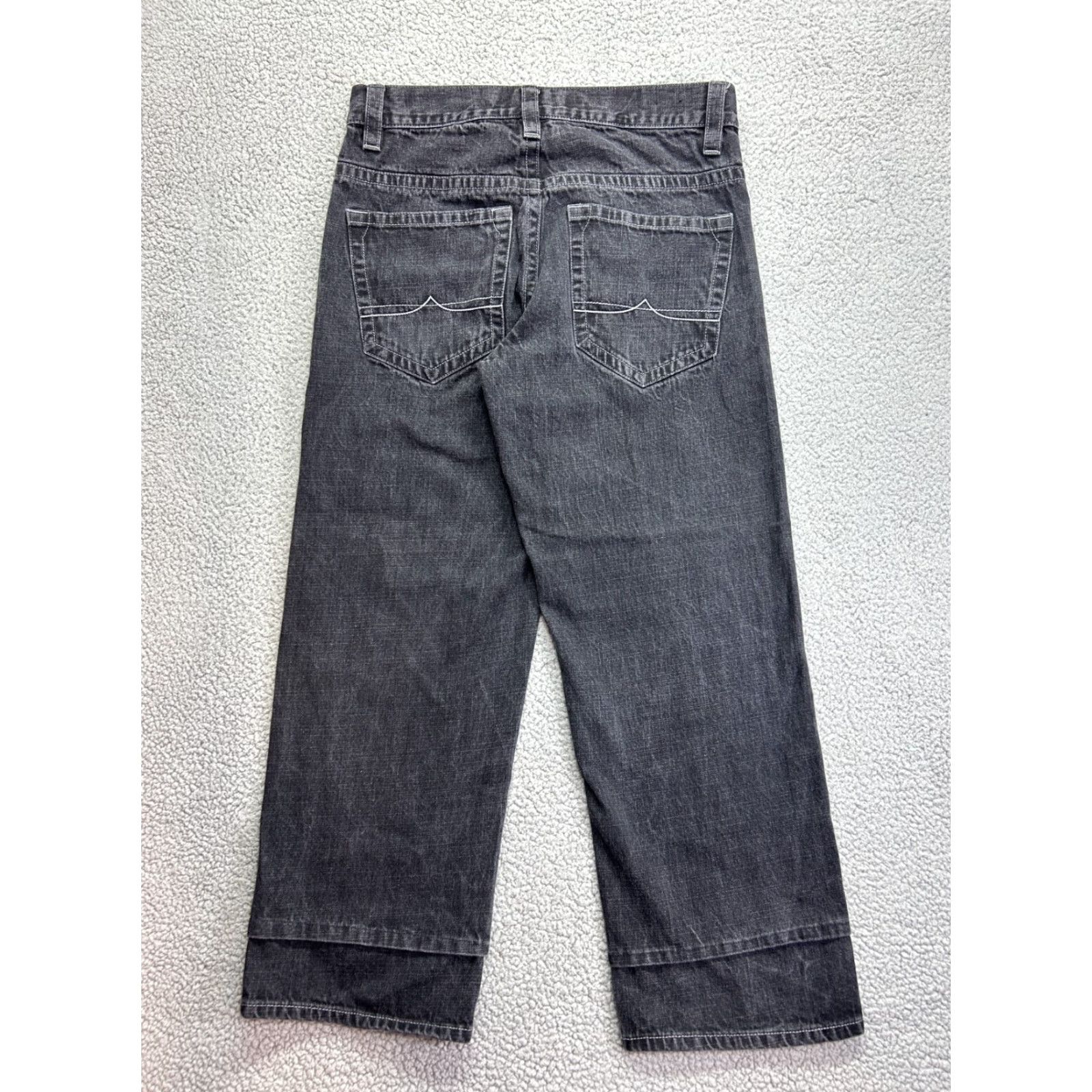 Avirex VINTAGE Avirex Jeans Mens 34x32 Baggy Black Embroidered Y2K 90s Skate RARE READ Size US 34 / EU 50 - 7 Thumbnail