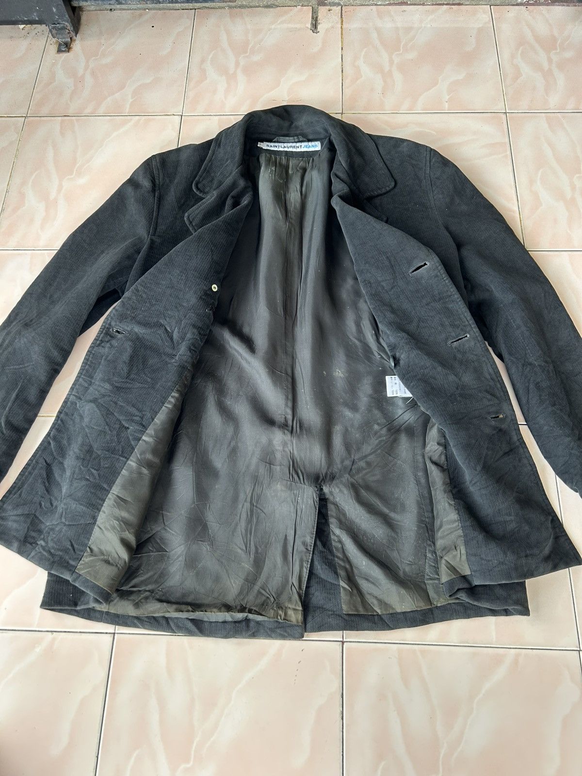 Saint Laurent Paris Saint Laurent Jeans Double Breasted Jacket Size US S / EU 44-46 / 1 - 4 Thumbnail