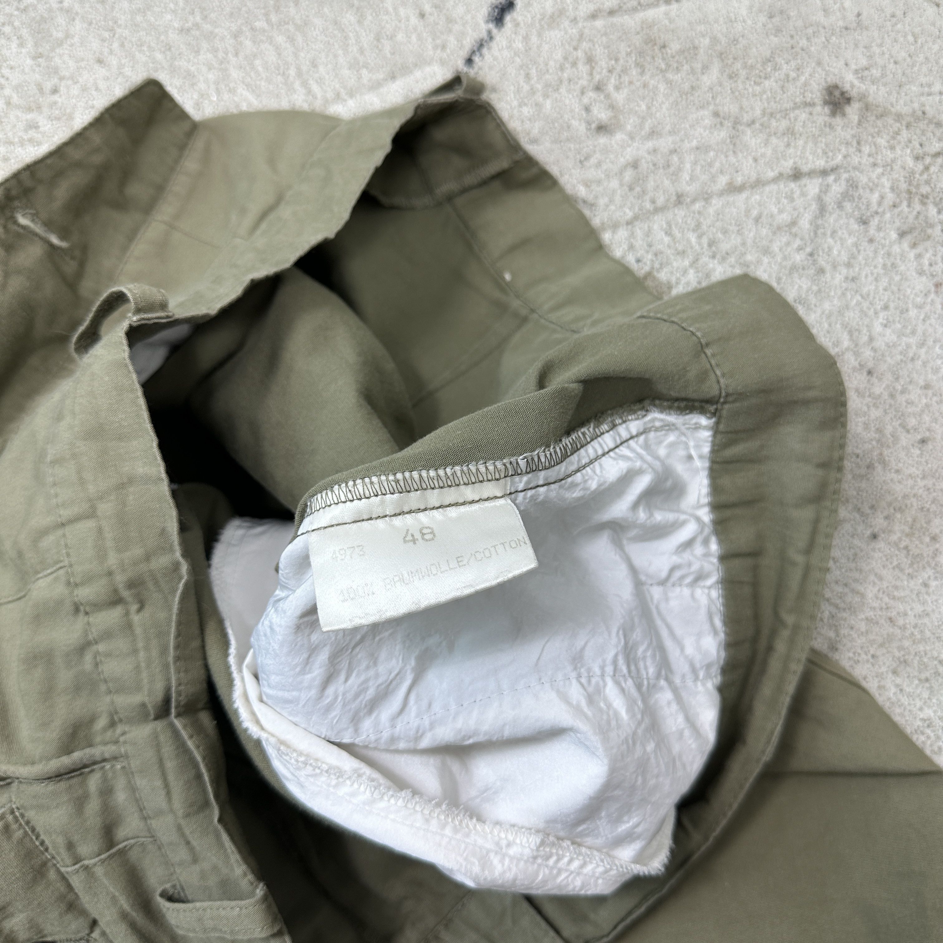 Frame Vintage Military Styled Baggy Wide Leg Pants 90s Size 26" / US 2 / IT 38 - 6 Thumbnail