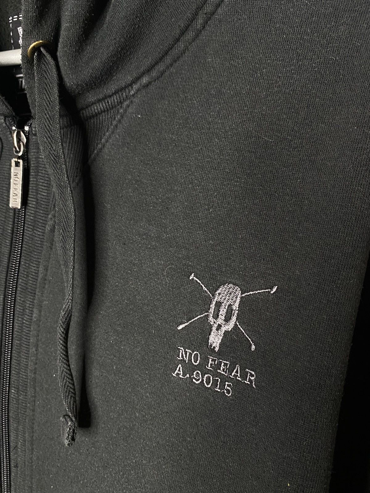 🔥Vintage No Fear Devil Valley 66 Route Full Zip Hoodie Y2K🔥