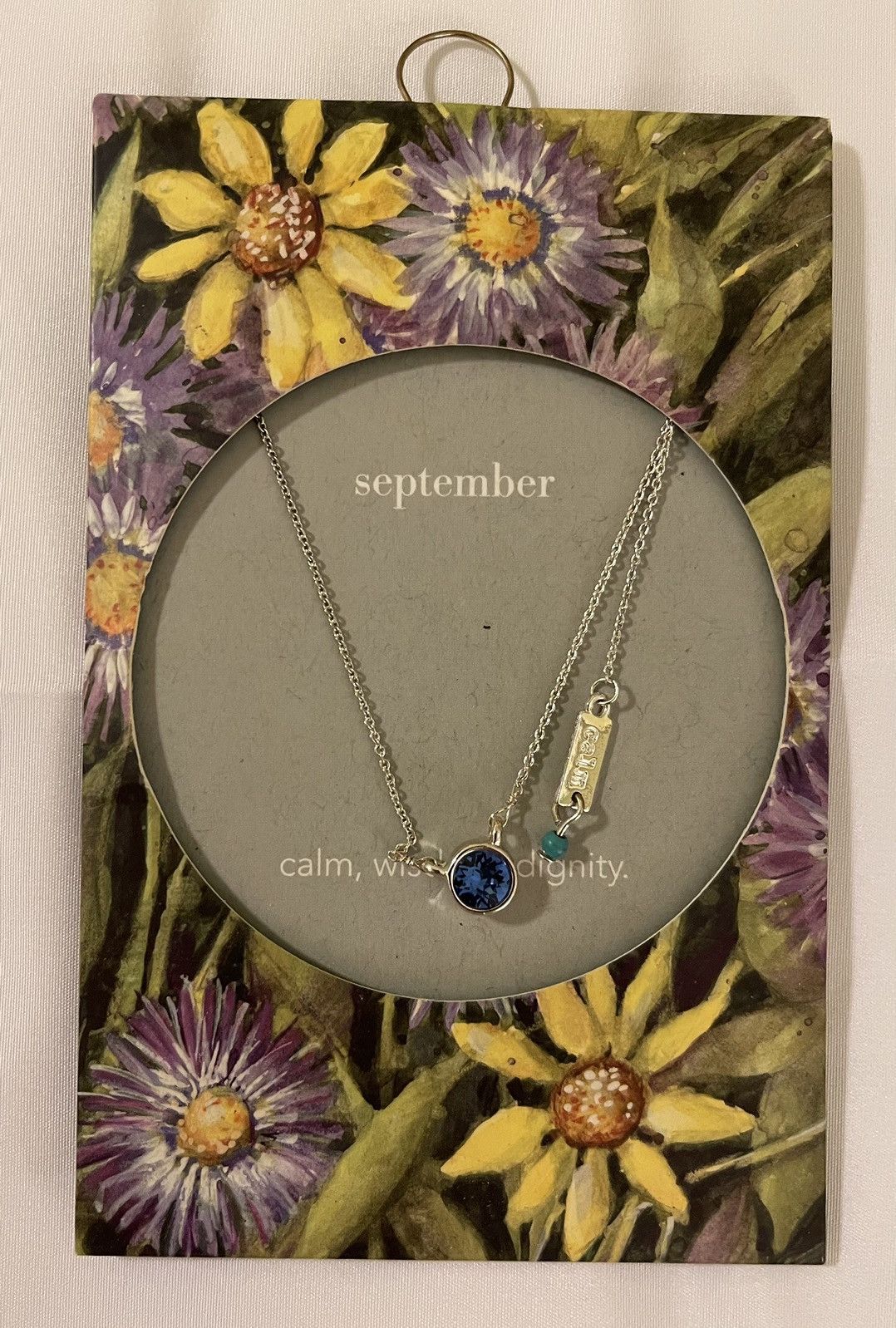 Other Birthstone 16” Necklace Silver Plated Austrian Crystal blue Size ONE SIZE - 2 Thumbnail