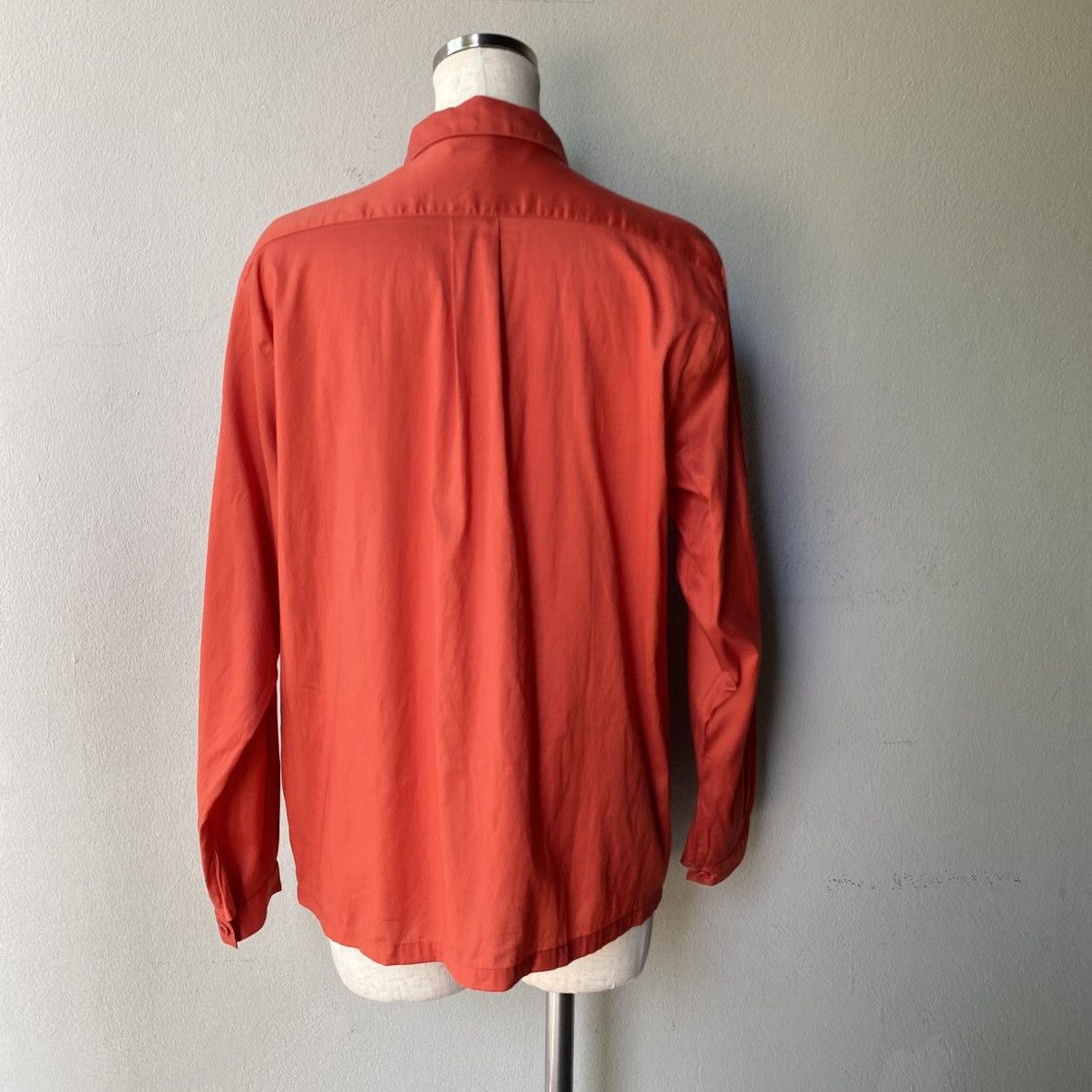 Dior Christian Dior Soft Orange Long Sleeve Shirt Size M / US 6-8 / IT 42-44 - 4 Thumbnail