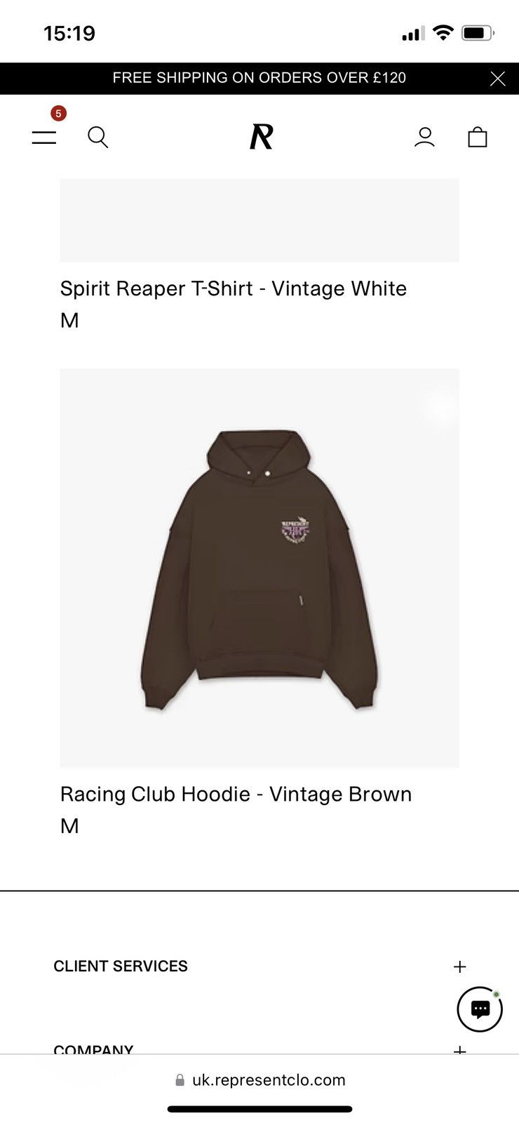 Represent Clo. Represent Racing Club Hoodie Size US M / EU 48-50 / 2 - 7 Thumbnail