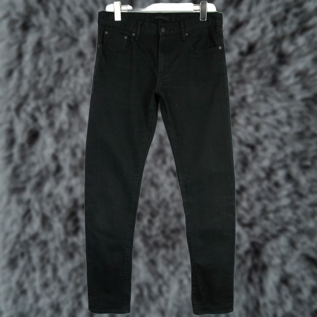 Uniqlo Uniqlo Jeans Men's W31/L34 Selvedge Slim Fit Zip Fly Denim Black Size US 31 - 1 Thumbnail
