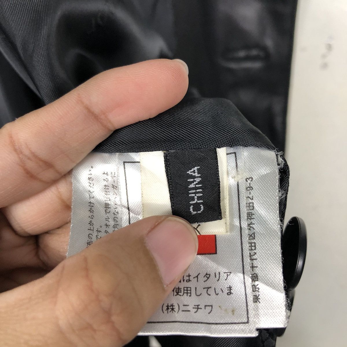 Japanese Brand 📌Vintage Chore Leather Jacket Biker Nichiwa Issey Miyake Size US M / EU 48-50 / 2 - 20 Thumbnail