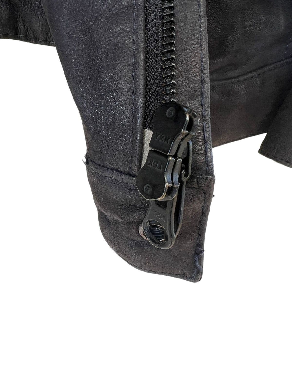ato THE, TWELVE ( ato ) Patina Goatskin Leather Jacket Cropped Size US S / EU 44-46 / 1 - 17 Thumbnail