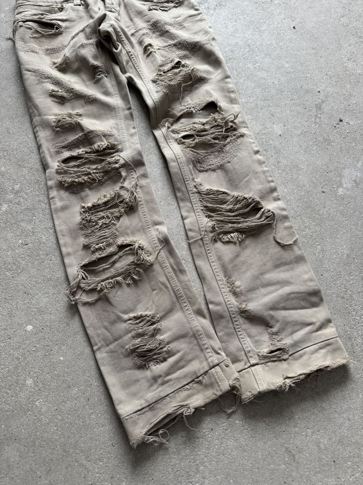 Dolce & Gabbana 2004 Dolce&Gabbana Distressed Ripped Jeans Size US 29 - 2 Thumbnail