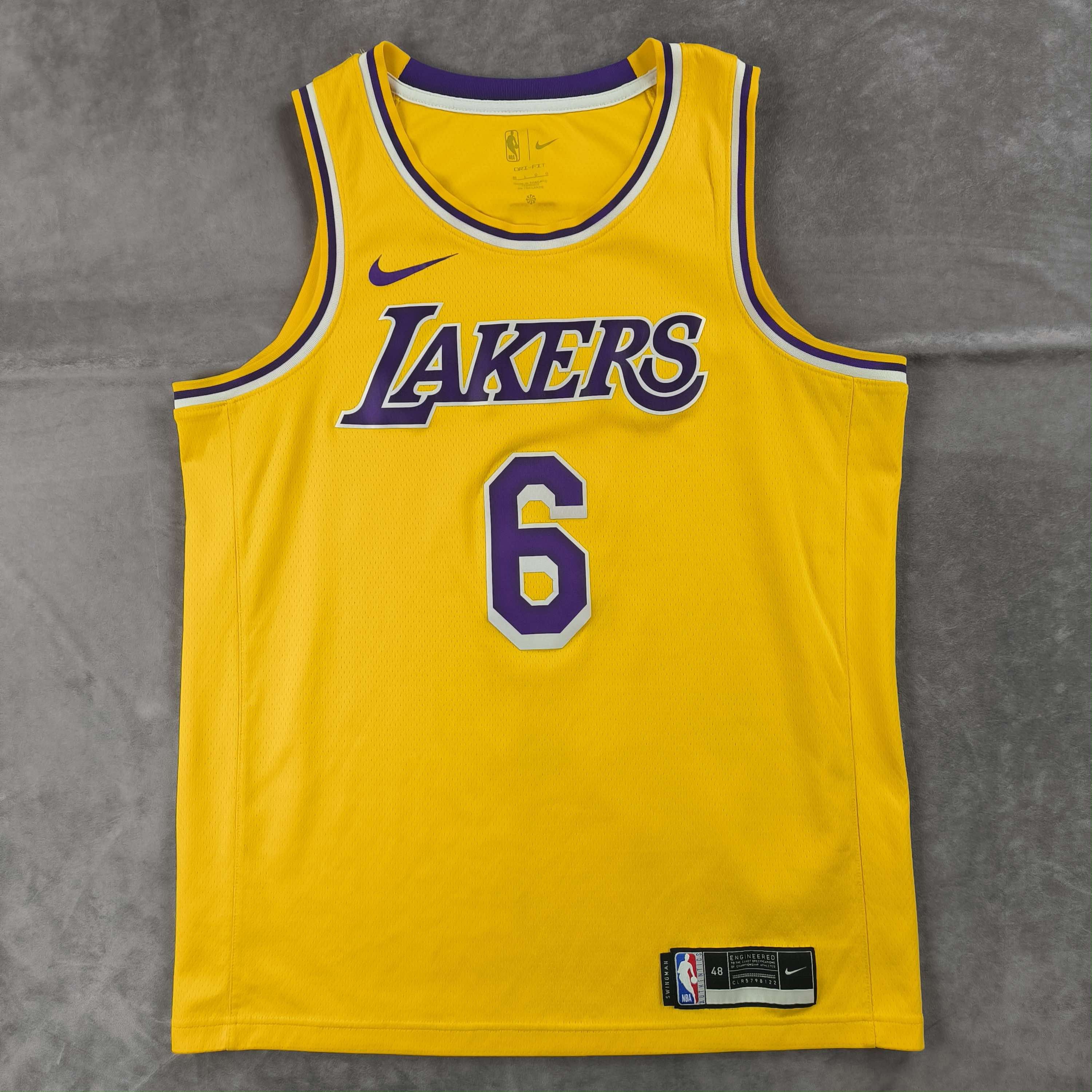 Nike Los Angeles Lakers LeBron Nike Swingman NBA jersey size 48 Size US L / EU 52-54 / 3 - 1 Thumbnail
