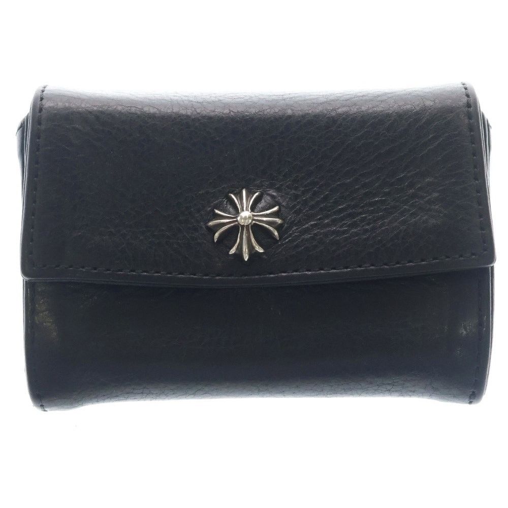 Chrome Hearts CHROME HEARTS Black Leather Wallet BCA372 Size ONE SIZE - 1 Thumbnail
