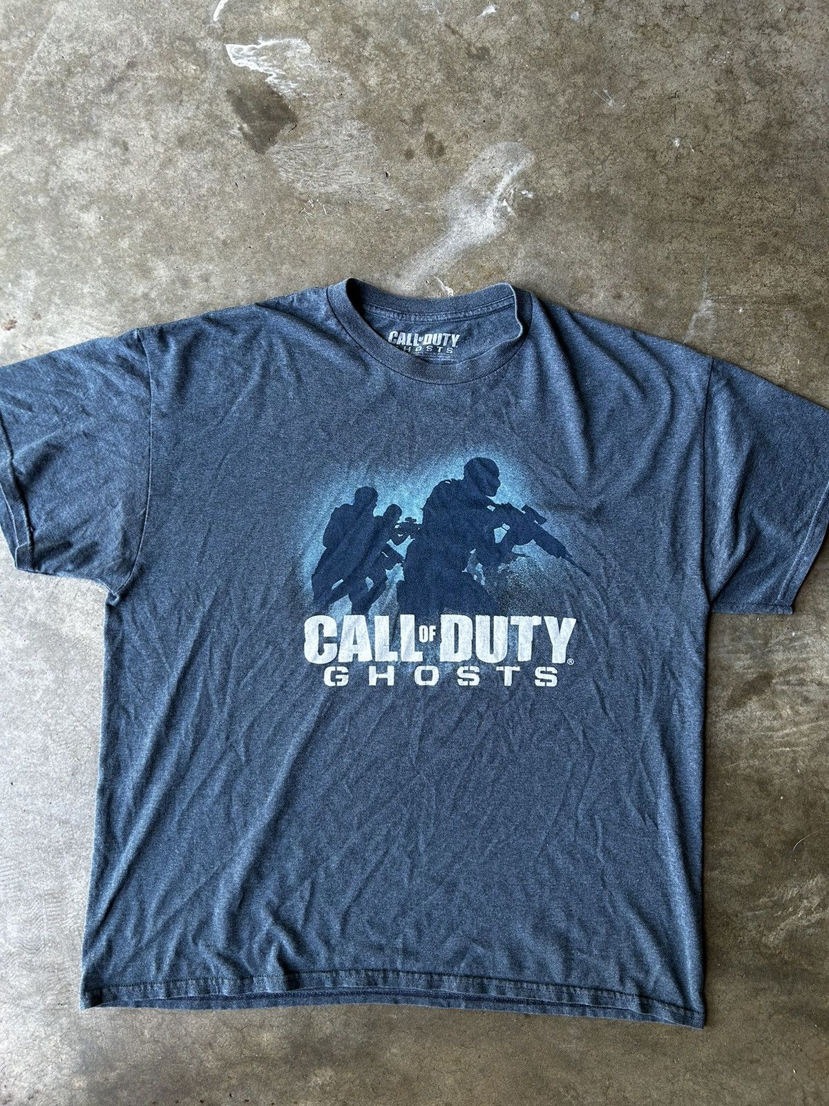 Vintage 2013 Activision Call of Duty Ghosts Promo T Shirt Grey XL Size US XL / EU 56 / 4 - 1 Thumbnail